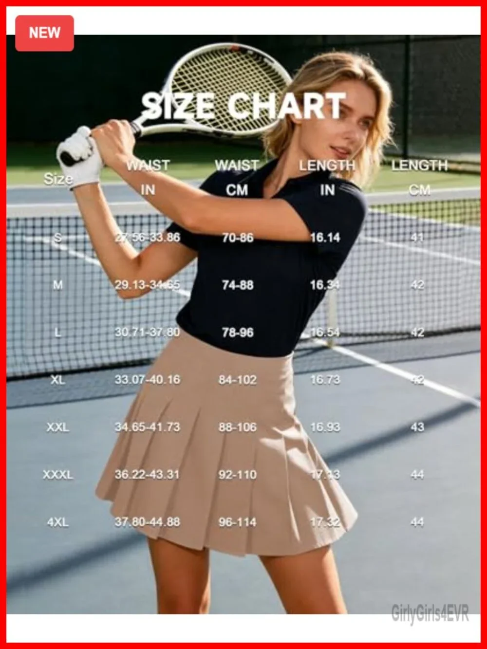 Women's Pleated Skirt with Built-in Shorts High Waisted A-Line Skirts S-4XL